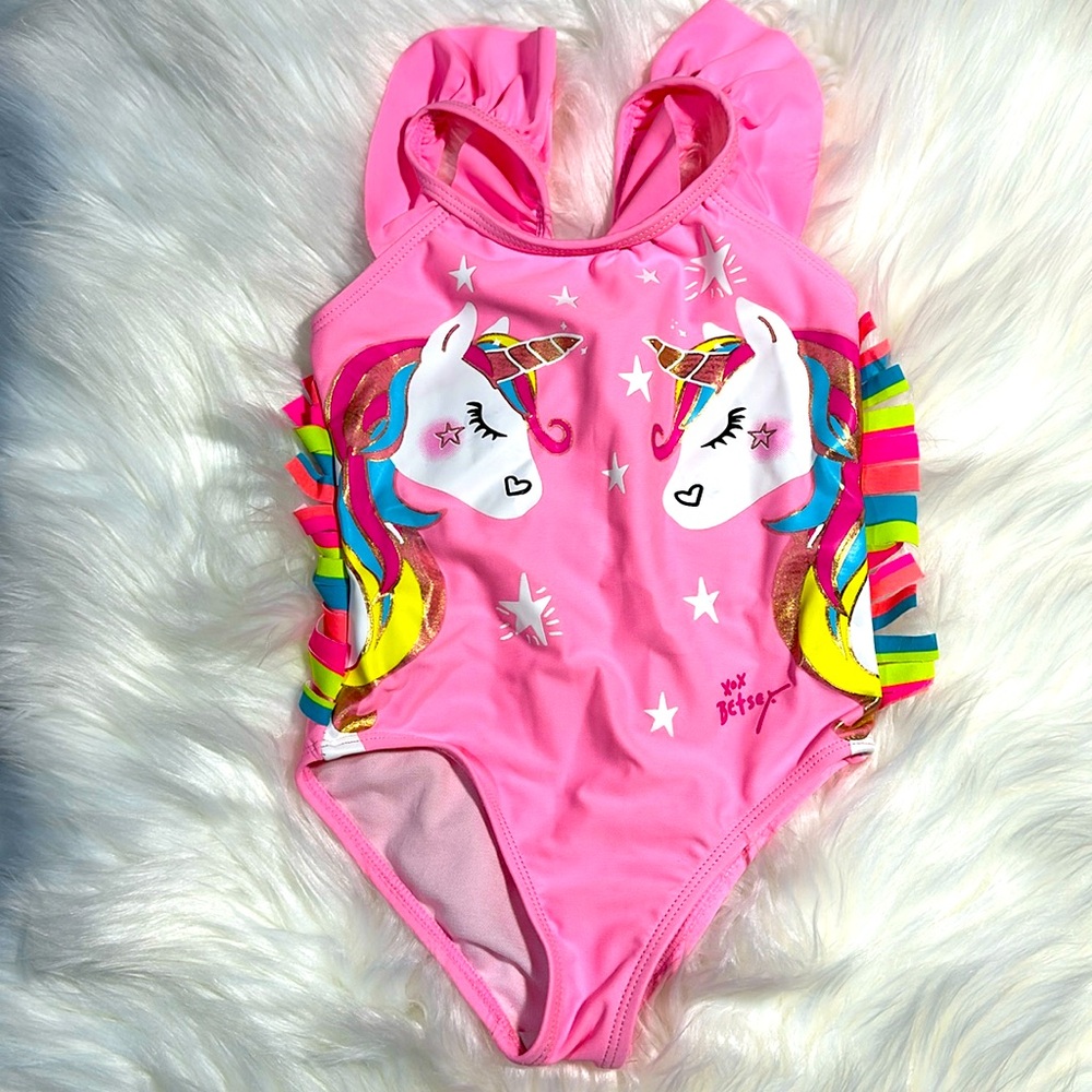 Betsey Johnson Unicorn Swimsuit 2T